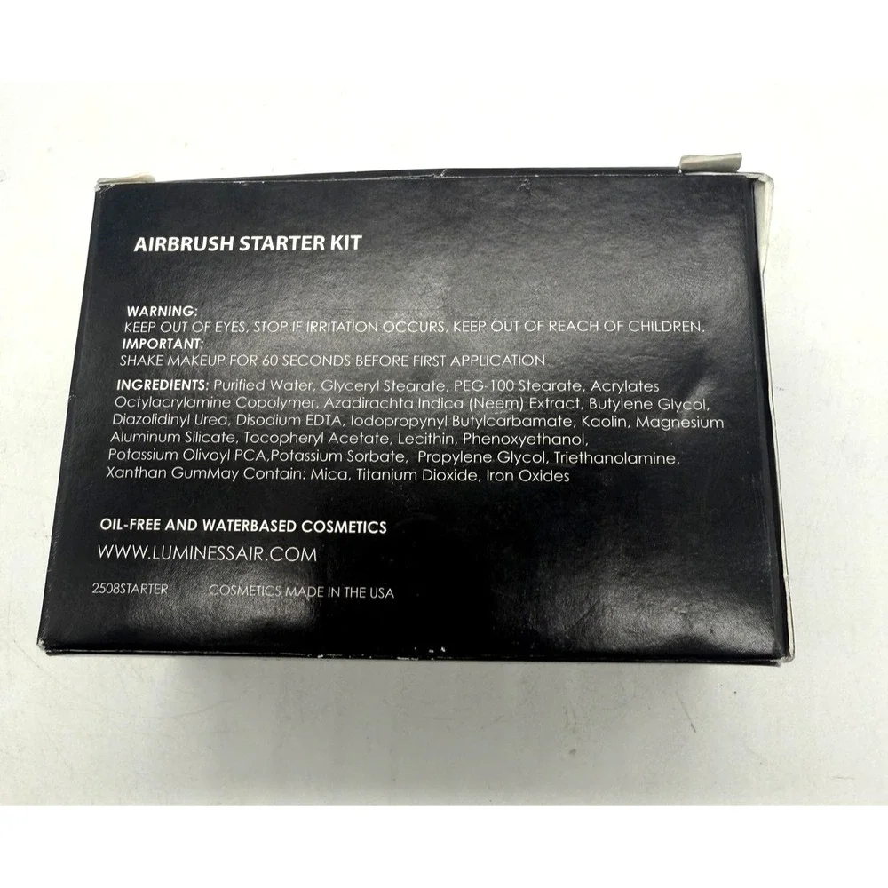 Luminess Air Airbrush Starter Kit 8pc 0.25oz Each‎ Foundation Primer Blush Glow